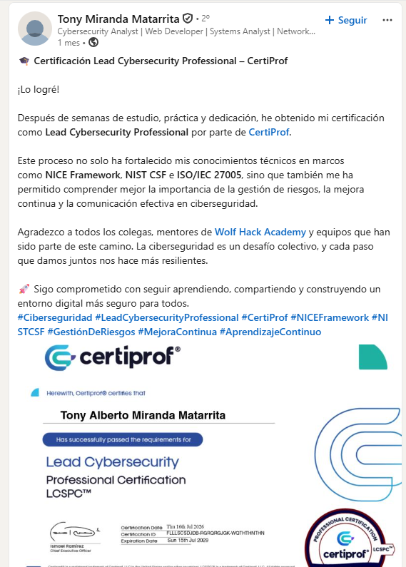 Evidencia de Tony Miranda Matarrita